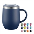 12oz Stainless Steel Insulated Coffee Mug With Lid Handle