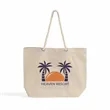 Rope Handle Beach Tote Bag