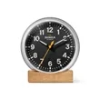 Shinola The Runwell 6in Desk Clock - Chrome/Black