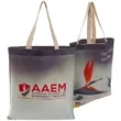 6 Oz. Natural Sublimated Poly Canvas Tote Bag (15" x 16")