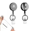 Anti-Theft Retractable Stainless Steel Metal Key Holder