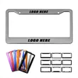 Colorful Standard Metal License Plate Frames