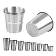 6OZ Mini Single Wall Stainless Steel Pint Cups
