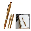 Geneva Geoffrey Golden Leatherette Cork Pen