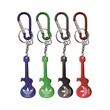 Guitar Shaped Bottle Opener with Key Chain & Carabiner