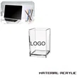 Custom Clear Acrylic Rectangular Pen Holder