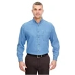 Ultraclub Men's Tall Cypress Denim Shirt W/Pocket