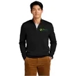 Brooks Brothers Washable Merino Birdseye 1/4-Zip Sweater