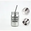 24oz Stainless Steel Mason Jar