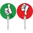 Thumbs Up Down Classroom Voting Paddles