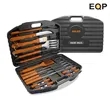 18pc BBQ Set w/ Stainless Steel Tools for Outdoor Camping