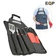 7pc BBQ Grill Tool Set w/ Apron for Outdoor Picnic & Camping