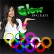8" Single Color Superior Light Up Glow Bracelet