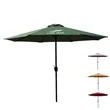Custom Outdoor Straight Pole Stall Advertising Sun Umbrella