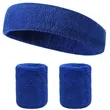 Custom Fitness Headband and Wristband Set