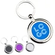 360 - Degree Rotating Metal Key Chain