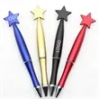Multicolor Star Shaped Plastic Ballpoint Pens Office Gift