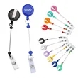 Beadable   Badge Holder Retractable Clip