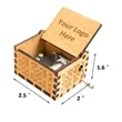 Custom Engraved Wooden Music Box