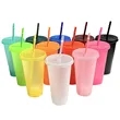 20Oz Plastic Straw Cup