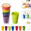 Rainbow Plastic Cup Set