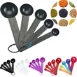 Set Of 5 Plactic Measuring Spoons For Includes Detachable