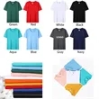 180g Cotton White T-Shirt  MOQ 500PCS
