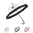 Transparent Clear Black Edge Umbrella