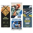 33 X 80 Inch Full Color Roll Up Retractable Banner Stands