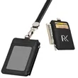 PU Leather Card Holder With Lanyard