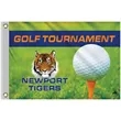 14" x 20" Single Reverse Golf Flag with Heading & Grommets