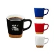 11 Oz. Ceramic Mug with Removable Bamboo Coaster