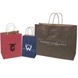 Tinted paper shopping bag 100% Recycled