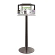LED Backlit Universal Floor Cell Phone Charging Station