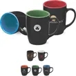 12 oz. 2-Tone/Black Matte Ceramic Mug