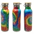 Tie Dye 20oz. Double Wall SS Vacuum Tumbler with bamboo lid