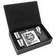 6oz Stainless Steel Flask Gift Set