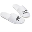 One Size Disposable Closed Toe Adult Cotton Slippers