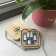 Bamboo Square Charging Cable / Accessory Kit