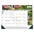 12 Month Full Color Desk Calendar - 22" x 17"