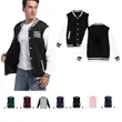 Custom Causal Streetwear Coat Men's Varsity Baseball Jacket