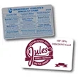 Heavyweight Plastic Discount Cards