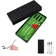 Mini Desktop Golf Ball Pen Set