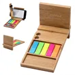 Bamboo Wood Desk Organizer with Mobile Stand and Pen Holder