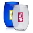 16 oz. Plastic Stemless Wine Glasses