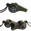 Outdoor 3-in-1 Compass Thermometer Whistle