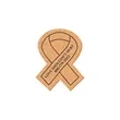 4.5" x 3.5" Awareness Ribbon Shape Cork Coasters