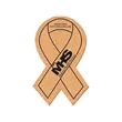 6 3/4" x 4" Awareness Ribbon Shape Cork Coasters