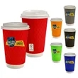 16 oz. Full Color Wave Paper Cup With Lid