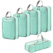 5Pcs Compression Packing Cubes Set For Suitcase